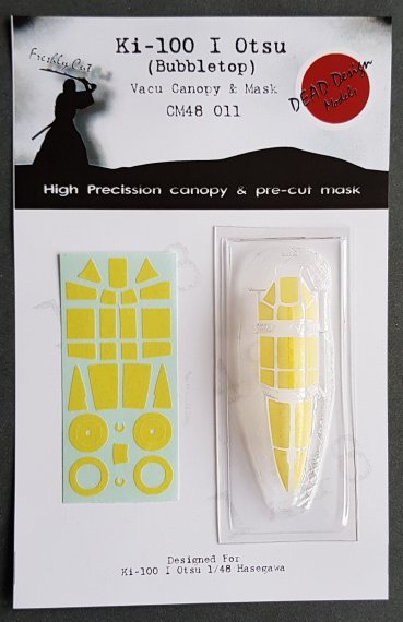 1/48 Kawasaki Ki-100 Otsu Vacu Canopy & Mask