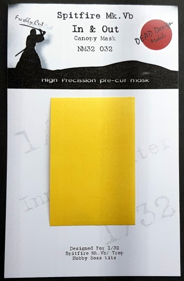 1/32 Supermarine Spitfire Mk.V interior and exterior canopy fram