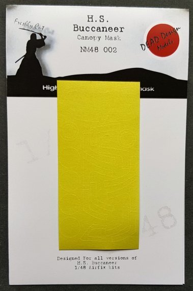 1/48 Blackburn/Hawker-Siddeley Buccaneer S.2B canopy paint mask