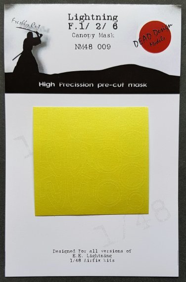 1/48 BAC/EE Lightning F.1/F.1A/F.2/F.3 paint mask
