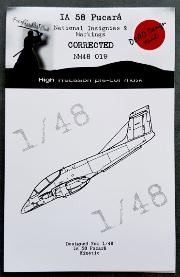 1/48 F.M.A. IA-58A Pucara national insignia paint masks