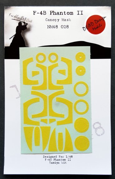 1/48 McDonnell F-4B Phantom II canopy and wheel paint mask