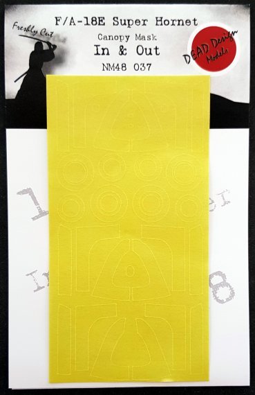 1/48 Boeing F/A-18E Super Hornet canopy masks