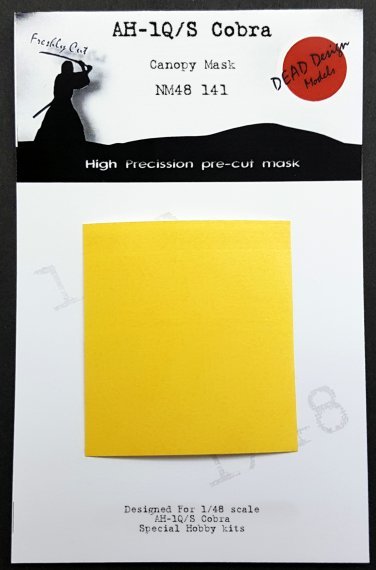 1/48 Bell AH-1Q/S Cobra for Special Hobby kits masks