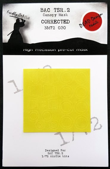 1/72 Bac TSR.2 paint mask