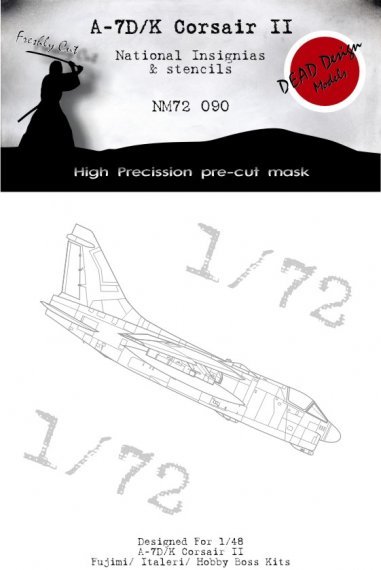 1/72 Vought A-7D/A-7K Corsair II National Insignia masks