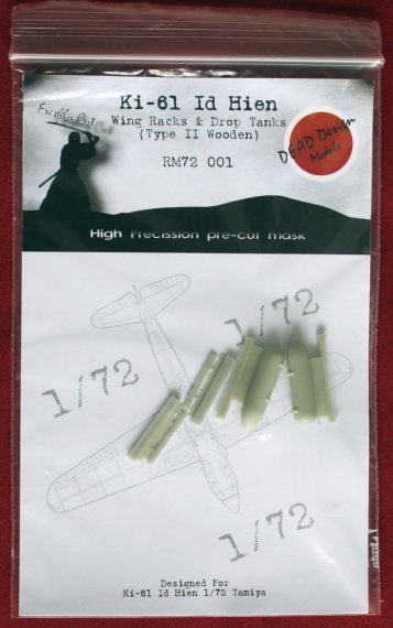 1/72 Kawasaki Ki-61-Id Wing Racks & Drop Tank
