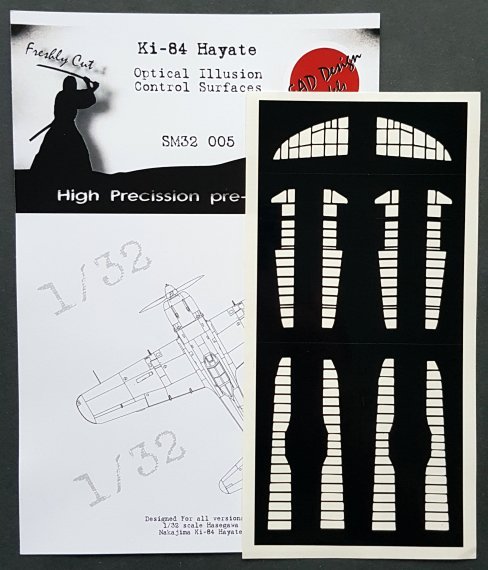 1/32 Nakajima Ki-84 Hayate Control Surfaces