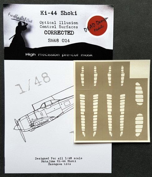 1/48 Nakajima Ki-44 Shoki 3D/optical illusion paint mask