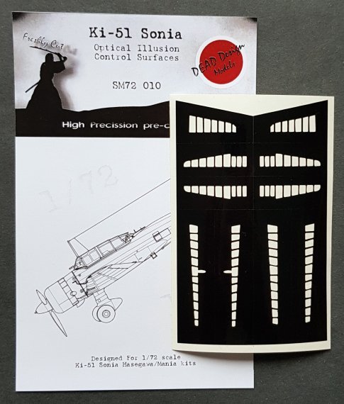 1/72 Mitsubishi Ki-51 Sonia Control Surfaces