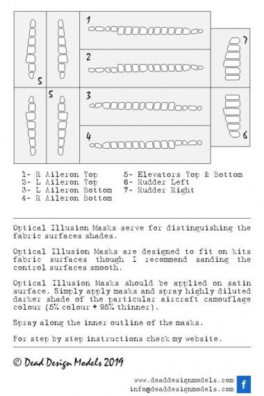 1/72 Mitsubishi A6M3 m.22 Reisen Control Surfaces