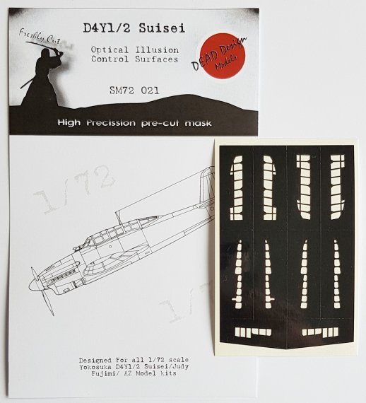 1/72 Yokosuka D4Y1/D4Y2/D4Y3/D4Y4 Susei Control Surfaces