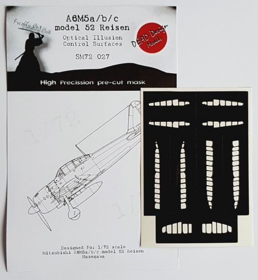 1/72 Mitsubishi A6M5 m.52 Reisen Control Surfaces