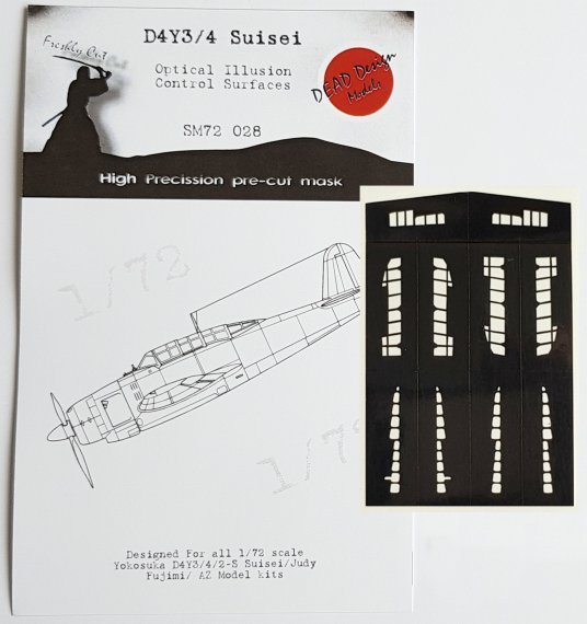 1/72 Yokosuka D4Y3/Yokosuka D4Y4 Suisei Control Surfaces