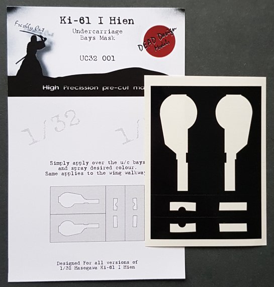 1/32 Kawasaki Ki-61-I Hien Undercarriage Bay Masks