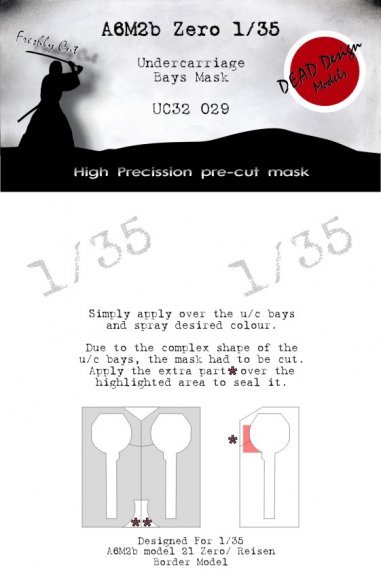 1/32 Mitsubishi A6M2b Reisen 3D effect/optical illusion mask