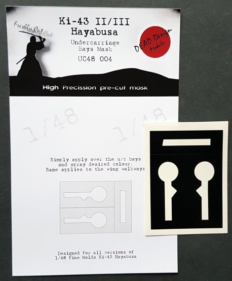 1/48 Nakajima Ki-43 Hayabusa Undercarriage paint masks
