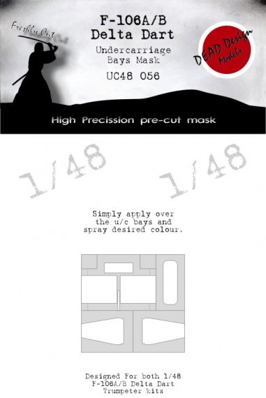 1/48 Convair F-106A/B Delta Dart undercarriage bays mask