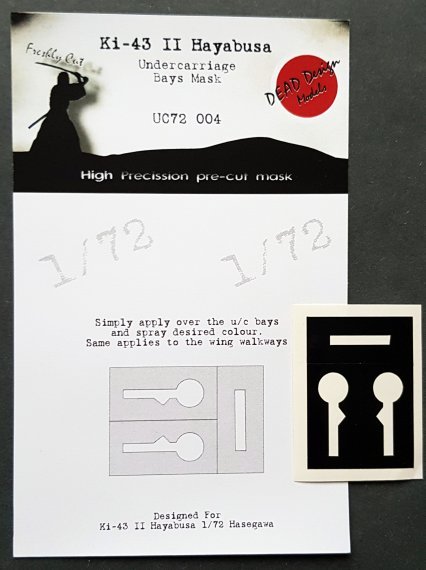 1/72 Nakajima Ki-43-II Hayabusa Undercarriage Bay paint Masks