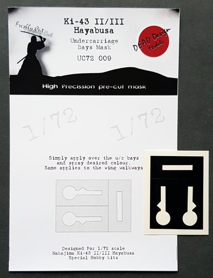 1/72 Nakajima Ki-43-II/Ki-43-III Hayabusa Undercarriage Bay Mask