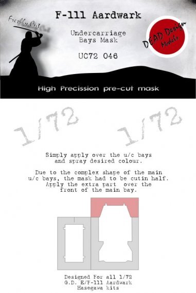 1/72 General-Dynamics F-111 Aardwark mask for Hasegawa