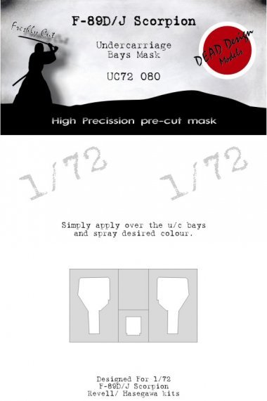 1/72 F-89D/J Scorpion mask for Hasegawa and Revell