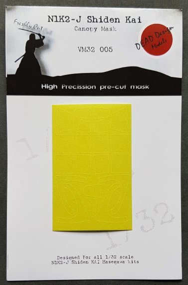 1/32 N1K2-j Shiden Kai exterior canopy frame paint mask