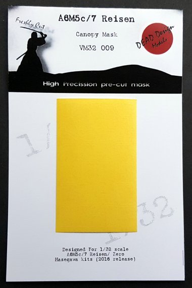 1/32 Mitsubishi A6M5 Reisen exterior canopy frame paint mask