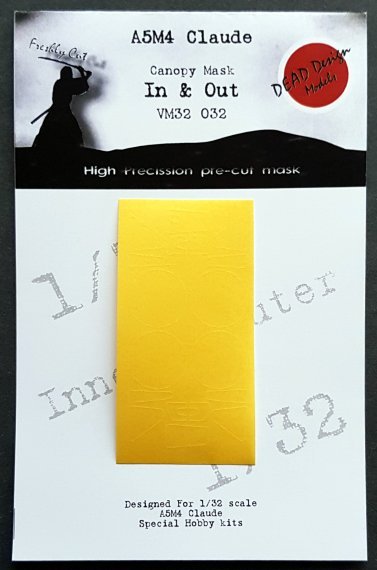 1/32 Mitsubishi A5M4 Claude paint mask
