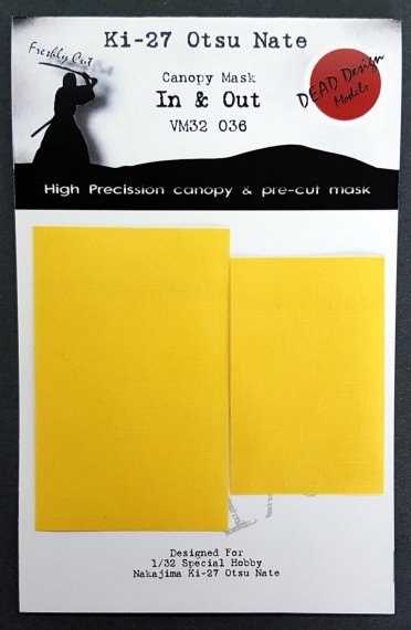1/32 Nakajima Ki-27 Otsu Nate mask