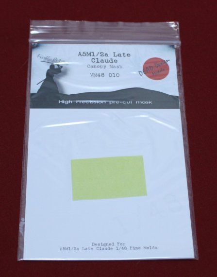 1/48 Mitsubishi A5M1/2 Claude canopy paint frame mask