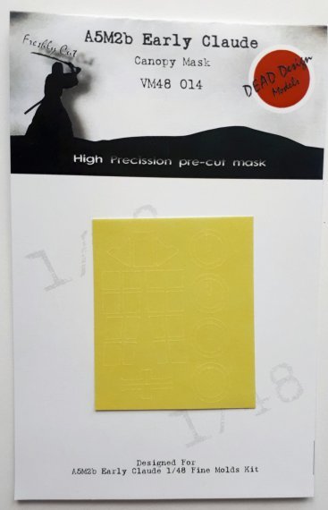 1/48 Mitsubishi A5M2b Early Claude canopy paint frame mask