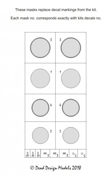 1/48 Mitsubishi A5M2b Claude Early National Insignia paint mask