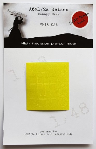 1/48 Mitsubishi A6M1/2a Reisen canopy paint mask