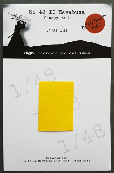 1/48 Nakajima Ki-43-II Hayabusa paint masks