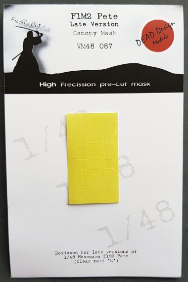 1/48 Mitsubishi F1M2 Pete Late paint masks