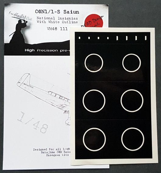 1/48 Nakajima C6N National Insignia with White Outline