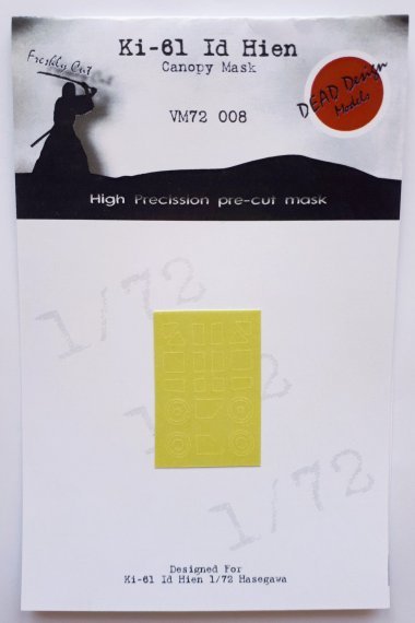 1/72 Kawasaki Ki-61-Id Hien canopy paint frame mask