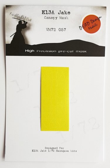 1/72 Nakajima Ki-84 Hayate canopy paint frame mask