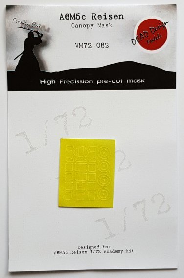 1/72 Mitsubishi A6M5 Reisen canopy paint mask
