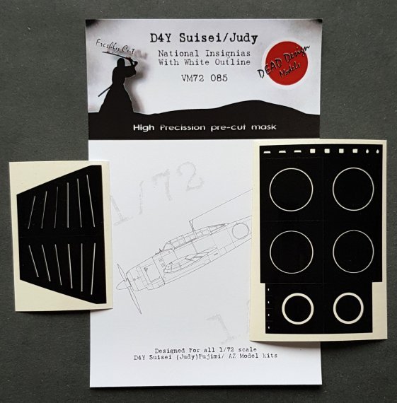 1/72 Yokosuka D4Y Suisei National Insignia and markings masks