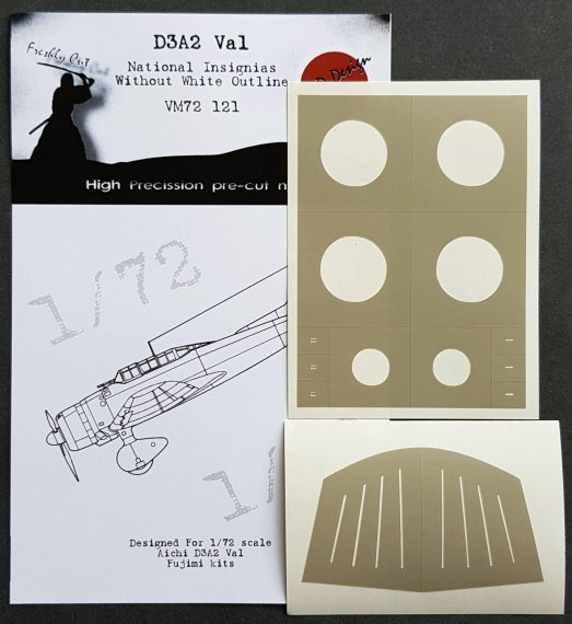 1/72 Aichi D3A2 Val National Insignia with out white outline