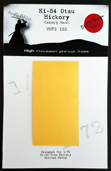 1/72 Tachikawa Ki-54 Otsu Hickory canopy paint mask