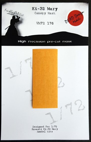 1/72 Kawasaki Ki-32 Mary masks