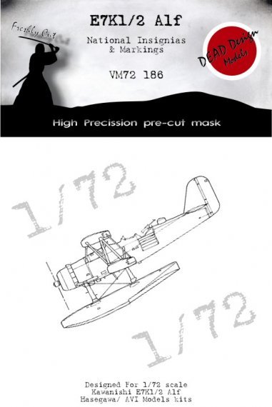 1/72 Kawanishi E7K1 Type 94 Model 1 Alf national insignia mask