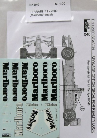 1/20 Ferrari F-1 2000 Marlboro logos (re-edition)