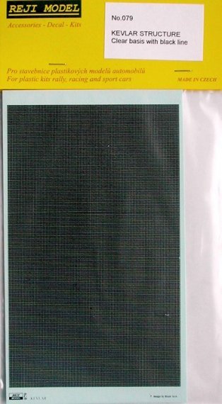 1/24 Kevlar Structure (clear basis w/ clear line)