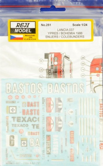 1/24 Lancia 037 Ypres/Bohemia 1986