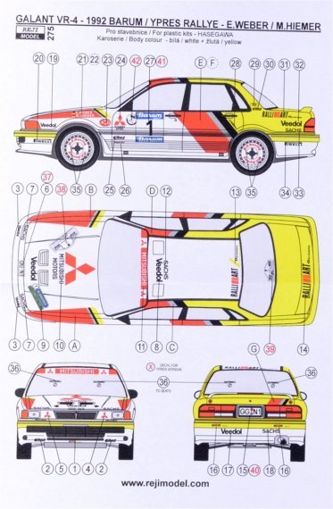 1/24 Galant VR-4 1992 Barum/Ypress Rally