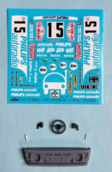 1/24 Transkit R5 Turbo 1983 Tour de Corse Rally